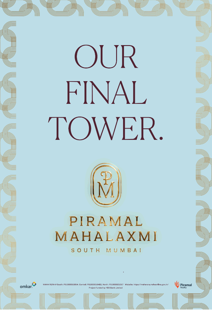 Presenting our final tower at Piramal Mahalaxmi in South Mumbai